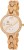 Rabela Golden Watch Golden Watch white Dial Analog Watch  - For Women