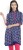 libas women printed flared kurta(multicolor) 4174-Blue