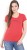 vero moda printed women round neck red t-shirt 10194202-lychee