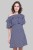 crease & clips women layered white, blue dress DRS1159_WHITE_BLUE_CHK