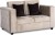 bharat lifestyle paradise premium fabric 2 seater  sofa(finish color - cream)