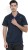 REEBOK Solid Men Polo Neck Dark Blue T-Shirt