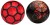 smt cr 7 combo match football size 5pack of 2 multicolor