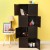 home full aston engineered wood free standing cabinet(finish color - wenge)