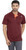 reebok solid men polo neck maroon, orange t-shirt DS9883CBURGU