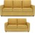 primrose eclipse fabric 3 + 2 beige sofa set