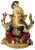 collectible india pagdi turban ganesha brass statue hindu lord wedding ganesh bronze idol sculpture