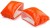 gls swimming safety inflatable arm band pair - orange swimming kit