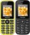 Peace P4 Combo of Two Mobiles(Yellow $$ Black & Black $$ Red)