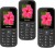Peace P1 Pack of Three Mobiles(Black$$Red, Black$$Blue, Black)