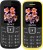 Peace FM1 Combo of Two Mobiles(Black $$ Blue & Yellow $$ Black)