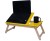 star evlt002ylw wood portable laptop table(finish color - yellow)