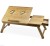 FStyler Bamboo Wood Portable/Foldable Wooden Etable for laptop & Study with 2 Cooling Port, Accesso