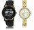REMIXON Couple Watch With Clasical Look Designer Printed Dial LR 027 _ 203 Analog Watch  - For Coup