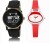 REMIXON Couple Watch With Clasical Look Designer Printed Dial LR 027 _ 206 Analog Watch  - For Coup