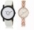 REMIXON Couple Watch With Clasical Look Designer Printed Dial LR 026 _ 215 Analog Watch  - For Coup