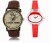 REMIXON Couple Watch With Clasical Look Designer Printed Dial LR 029 _ 206 Analog Watch  - For Coup