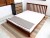 home edge fultz acacia solid wood queen bed(finish color -  teak)