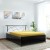 furniturekraft lucerne metal queen hydraulic bed(finish color -  black)
