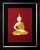 art n hub lord buddha / meditating & resting gautam buddh idol painting- handicraft decorative home