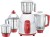 prestige elegant elegant 750 w juicer mixer grinder(white, 4 jars)