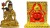 vintan combo set of 2 religious god shiv/lord shiva shanker & balaji idol handicraft statue-home ro