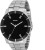 Passport Men's Black Dial Analog Wrist Watch - Classic Casual Watch | Comfortable Metal Strap 