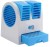 blue birds mini usb adjustable angles dual air outlet fan electric air fan cooling desktop portable
