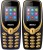 Inovu A1s Combo of Two Mobiles(Gold, Black, Gold & Blue)