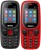 Inovu A1i Combo of Two Mobiles(Black & Red)