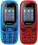 Inovu A1i Combo of Two Mobiles(Blue & Red)