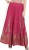 biba printed women flared pink skirt RUSSIAN 12064PINK