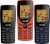 Hicell C1 Tiger Pack of Three Mobiles(Blue, Black, Orange)