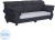 bharat lifestyle 107 fabric 3 seater  sofa(finish color - light grey dark grey)