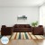 westido amrind fabric 3 + 1 + 1 brown sofa set