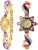 OpenDeal Best Combo Pack 2 Stylish Diamond Studded Party-Wedding Style Watch For Girls & Women 01TW