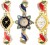 OpenDeal Best Combo Pack 3 Stylish Diamond Studded Party-Wedding Style Watch For Girls & Women 01TW