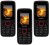 Mymax M40 Combo of Three Mobiles(Black&Red$$Black&Red$$Black&Red)