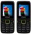 Mymax M40 Combo of Two Mobiles(Black&Green$$Black&Green)