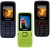 Mymax M40 Combo of Three Mobiles(Blue&Black$$Green&Black$$Black&Red)