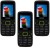 Mymax M40 Combo of Three Mobiles(Black&Green$$Black&Green$$Black&Green)
