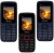 Mymax M40 Combo of Three Mobiles(Blue&Black$$Black&Red$$Blue&Black)