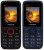 Mymax M40 Combo of Two Mobiles(Black&Red$$Blue&Black)