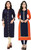 vbuyz women embroidered straight kurta(multicolor, blue) CM16