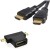 Techvik Set Of Hdmi Female To Mini, Micro Hdmi Male Adapter T-shape Converter Hdmi Adapter With 1 M