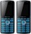 Ssky K7i Combo of Two Mobiles(Blue & Black)