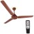 gorilla efficio energy saving 5 star rated ceiling fan with remote control and bldc motor,1200mm 3 