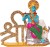 art n hub lord krishna makhan chor shri krishan with cow idol god statue decorative showpiece  -  8