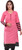 fabtag  - the style story women solid straight kurta(pink) K101P