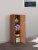 hometown albert engineered wood free standing cabinet(finish color - oak, door type- framed sliding
